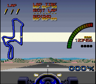 Super Nintendo Nigel Mansell's World Championship Racing